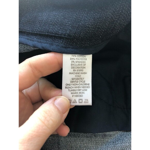 Denim & Co Womens 18WT Tall Pull-On Stretch Jeans Dark Wash Comfort High Rise - Picture 4 of 8